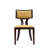 Pulitzer Traditional Vegan Leather Upholstered Beech Wood Side Chair in Camel-46889477