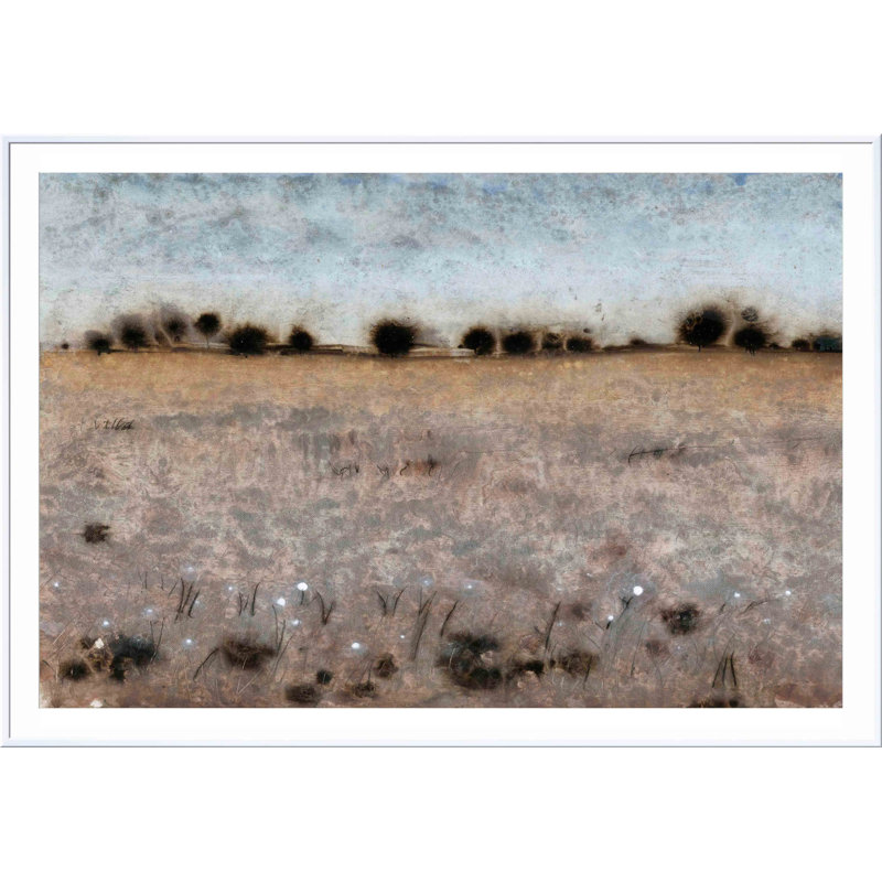 «Late Af après-midi I» par Tim O'Toole - reproduction d'art encadrée, H 30 po x l 30 po, Blanc