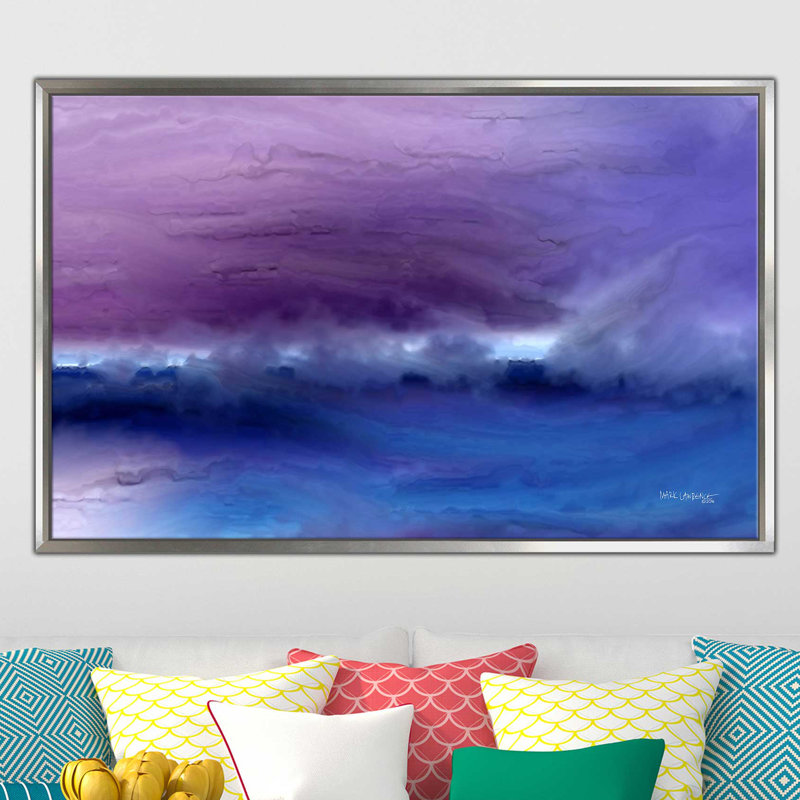 « a changeing va à venir i », reproduction d’art sur toile tendue encadrée, H 21,5 po x l 33,5 po x P 2 po