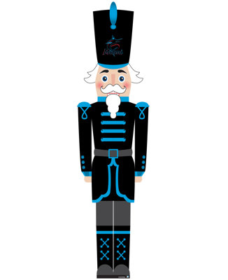 Miami Marlins 46" Nutcracker Leaner