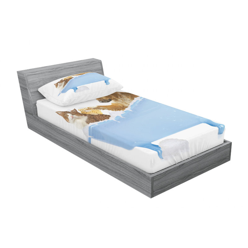 Microfiber Sheet Set, Twin XL Sheet Set with Fitted Sheet