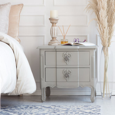 Maslow End Table Nightstand with Drawers by Finch