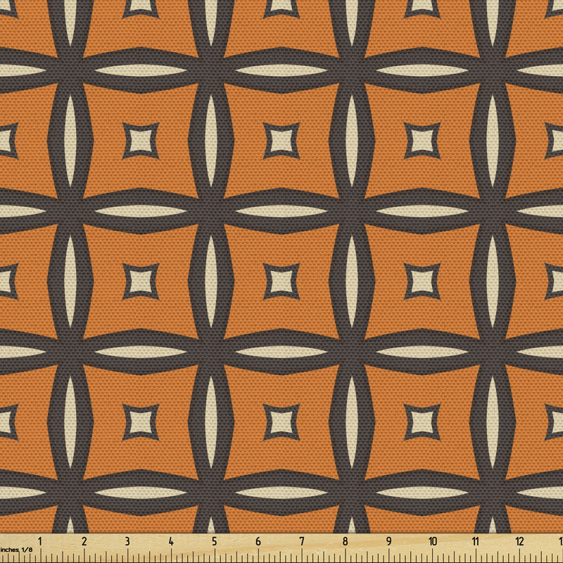 Osgood Retro Square Like Elements Fabric