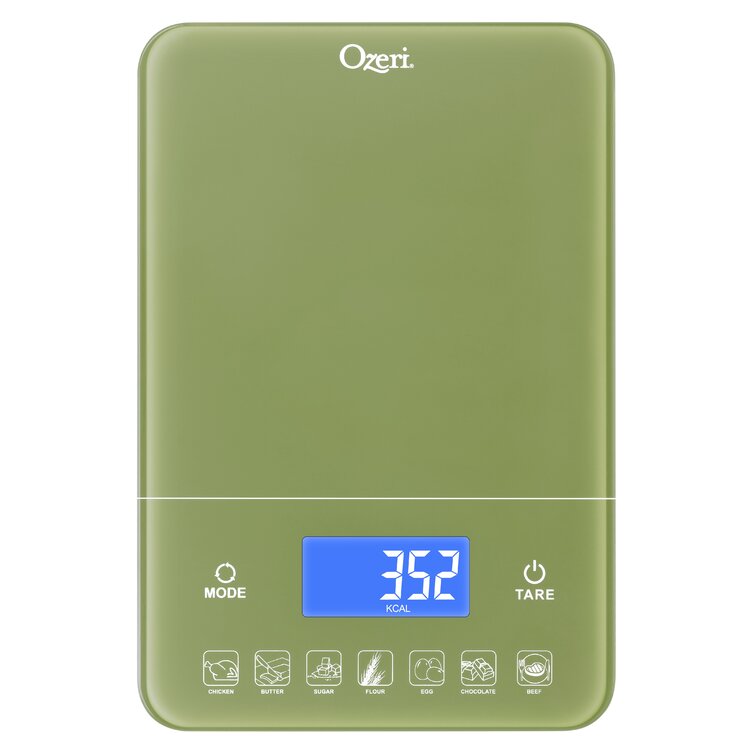 Ozeri Touch III 22 lbs (10 kg) Digital Kitchen Scale with Calorie