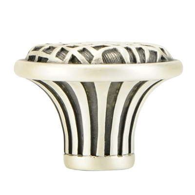 LINEN WEAVE KNOB; FLORENTINE 