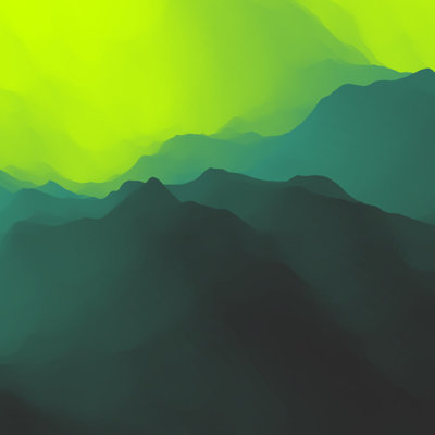 Mandaree Mountain Landscape - Wrapped Canvas Print