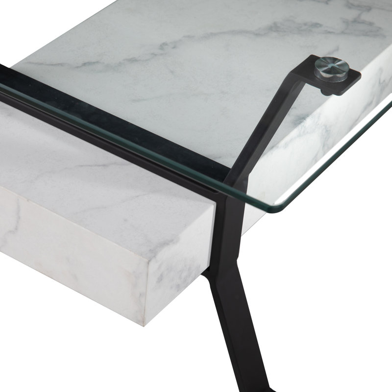 Ferrick Glass Top Coffee Table