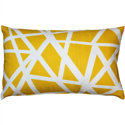 Bird's Nest Geometric Throw Pillow