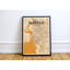 Buffalo City Map - No Frame Print-503312366