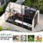 8' x 13.5' Resin Storage Shed with Floor, Lockable Double Doors, Windows & Vents, All-Weather Outdoor Plastic Shed for Garden, Backyard, Patio & Lawn, White/Brown-126124480