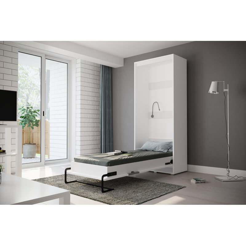 Dela Bed, European Double (140 x 200cm), White