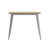 Harewood Square Commercial Indoor/Outdoor Poly Resin Restaurant Table with Steel Frame-797385366-797385364