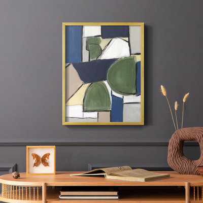«Spatial Mix II», reproduction encadrée - bois massif