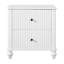 Table de chevet 23 po avec 2 tiroirs - Table de chevet en bois robuste pour la chambre à coucher et le salon, décor moderne, MP1