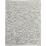 Hand Knotted Wool Abstract Area Rug in Beige/Brown/Natural