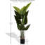 Banane de 5,2 pieds de hauteur, 2 pièces, pour l'intérieur et l'extérieur, 12 feuilles, taille 63, arbre tropical, plastique, décoration,