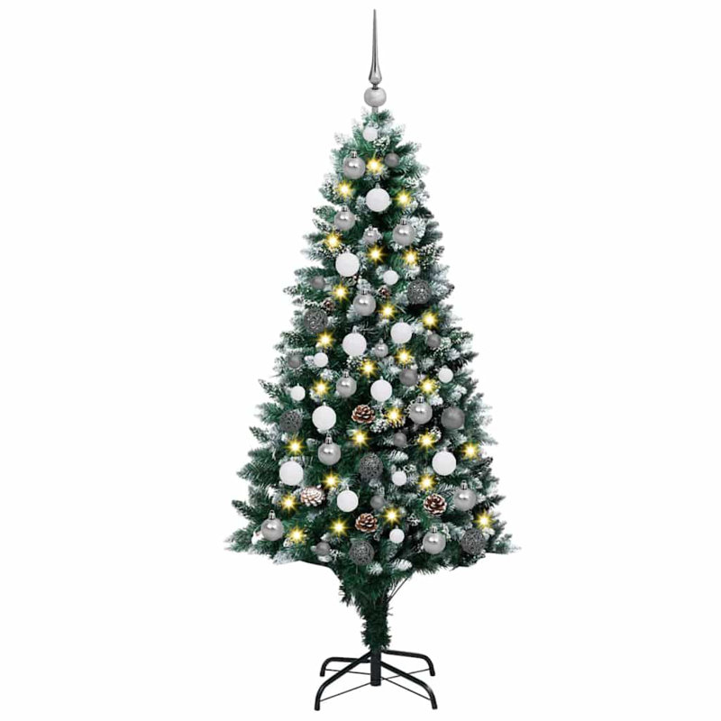 5.91' H Lighted Artificial Christmas Tree
