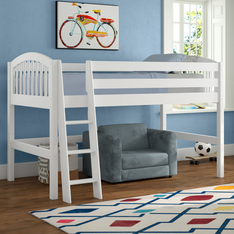 Lit mezzanine simple Fradin, Blanc