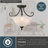 Glass Semi Flush Mount-1097710429