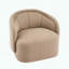 Chaise d'appoint courbée, coussin intégré et base solide-1247884086