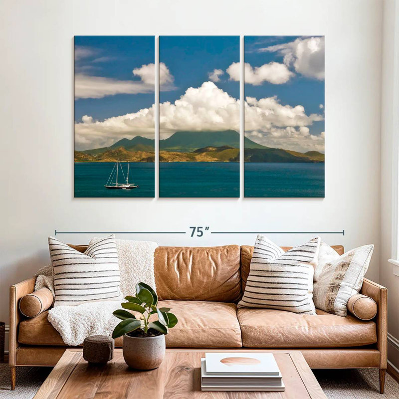 Rorry Nevis From Saint Kitts, 42" H x 65" W