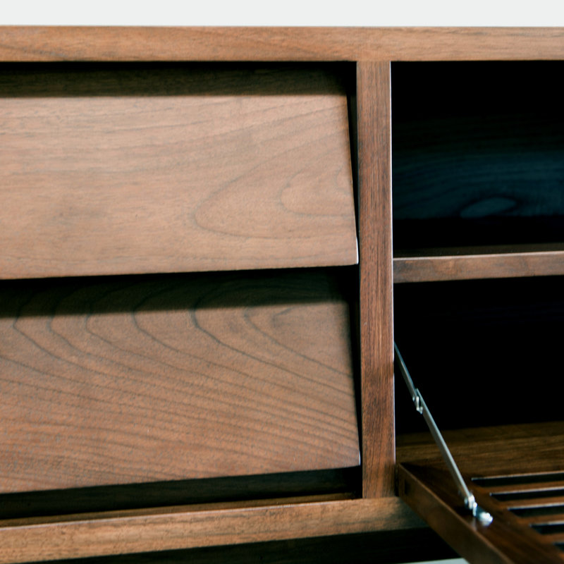 Virgo Solid Wood TV Stand for TVs up to 78" - AllModern
