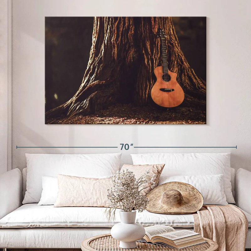 Guitare acoustique Abarca Forest, H 34 po x l 51 po