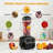 1600W Commercial Professional Blender for Kitchen, Heavy Duty Countertop Smoothie Blender