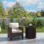 Outsunny Single Seater Rattan Garden Armchair with Armrests-1404979370