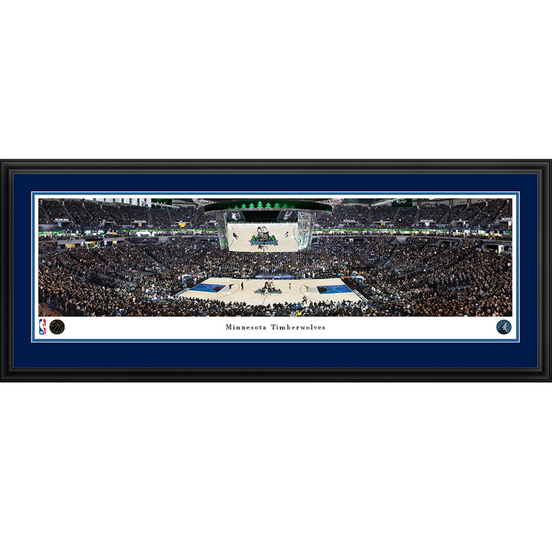 Minnesota Timberwolves - cadre de luxe, Encadré avec passe-partout double