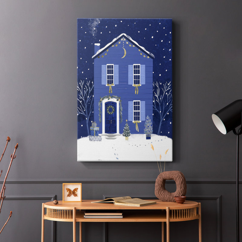 Quiet Winter Home I -Gallery Wraraped Cavas, H 18 po x l 12 po
