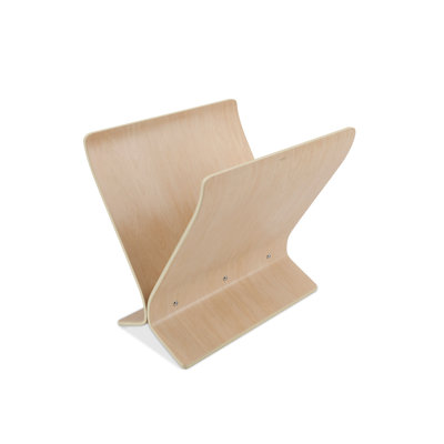 Solid Wood Free Standing Magazine Rack