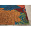 Tapis bleu / orange / rouge crocheté à la main Jeffry-23767841