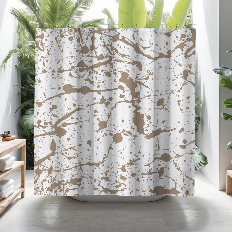 Rideau de douche Coco, Beige