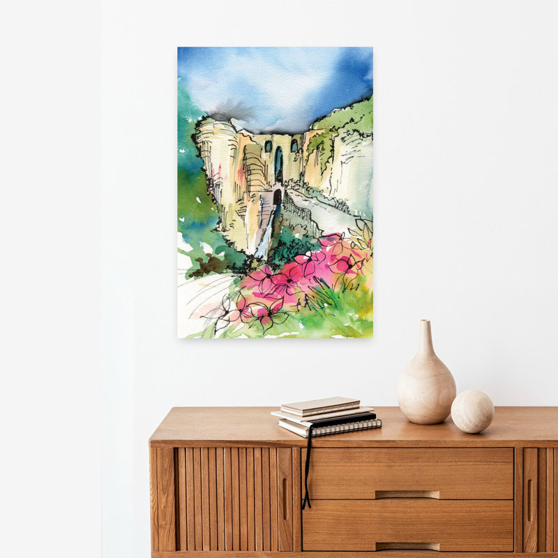 Paysage secret contemporain caché secret, H 24 po x l 16 po