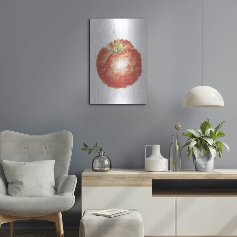 Art mural en métal «Garden Delight 7» par Emily Adams, H 24 po x l 16 po