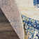 Burnie Oriental Blue/Ivory Area Rug