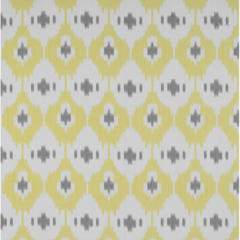 Tierras Panarea Fabric, Amarillo/Gris