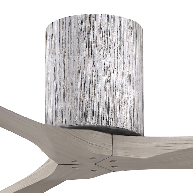 Ventilateur de plafond à 3 pales Olivier, Ton bois de grange, Ton bois de frêne gris, 60"