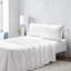 Stone Washed Pure Linen Sheet Set, Fitted Sheet 16" Pocket-979156813-996364180