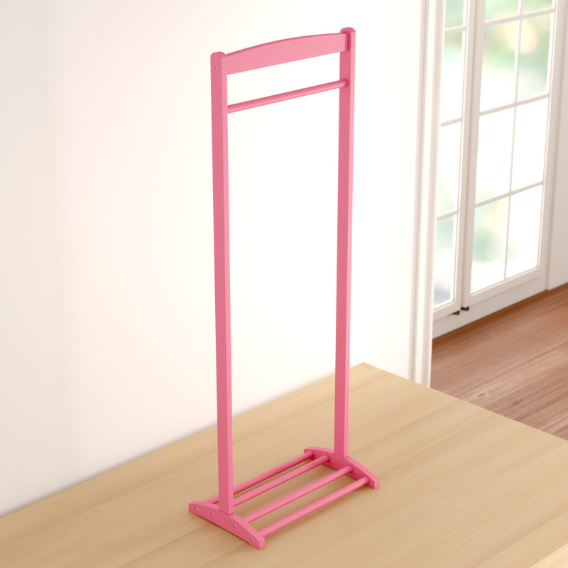 Eliphalet Adjustable Freestanding Clothing Racks, Pink