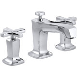 Widespread Bathroom Sink Faucet with Cross Handles