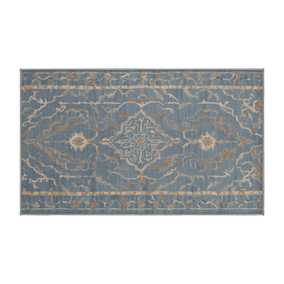 Machine Washable Gray Area Rug