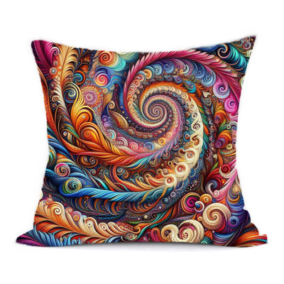 Hiltop Newport Abstract Reversible Throw Pillow