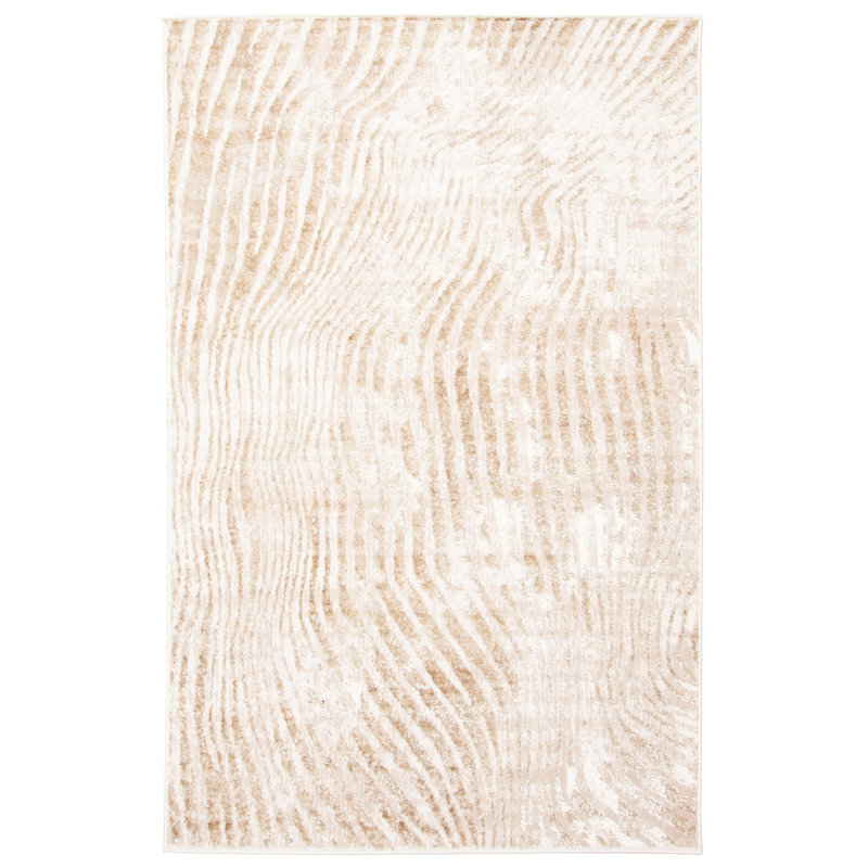 Metzli Ivory Rug, Rectangle 5' x 8'