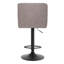 Deristin Swivel Upholstered and Faux Leather Adjustable Height Bar Stool-674344492-744631470