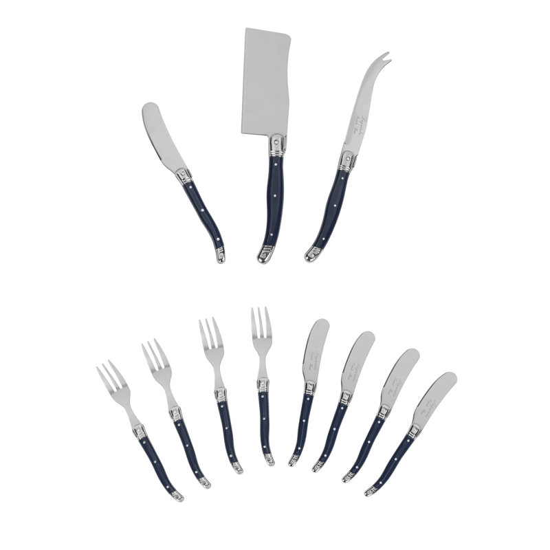 11 Piece Stainless Steel Cheese Serving Set