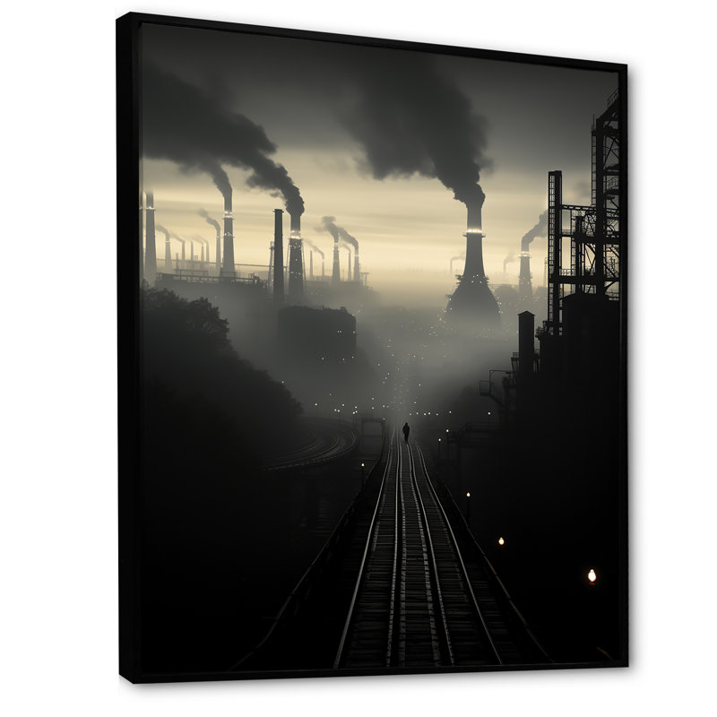 Impression sur toile, impression sur toile, H 32 po x l 24 po x P 1 po, Cadre flottant noir