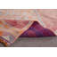 Tapis rose tissé à plat, tapis moderne, tapis de couloir 2,7 x 10 pi, tapis turcs, tapis rétro, tapis frais