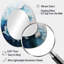 Coastal Waves Rhythmic Coastal II - Grand miroir mural ovale sur métal-835589359
